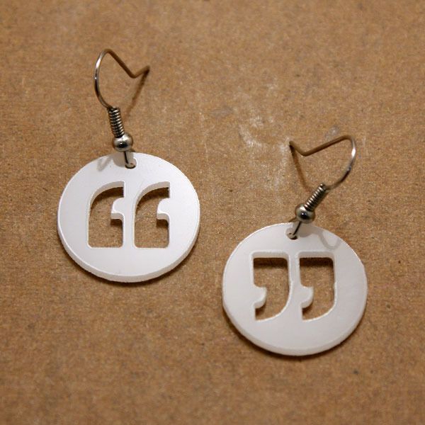Quote Earrings designRoom