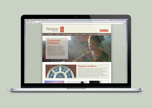 Signature Health Website Design